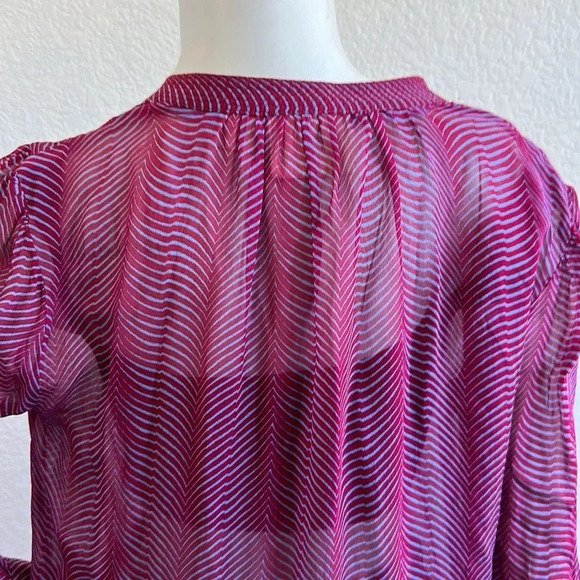 Maeve by Anthropologie Imogen Sheer Tunic size 4 - Picture 11 of 13